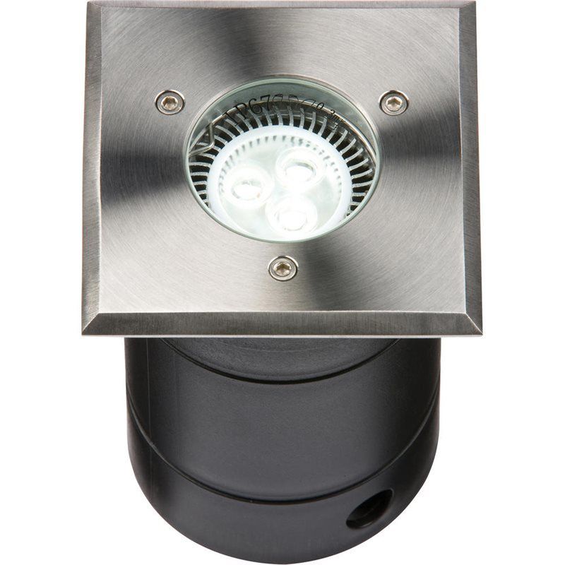 Square Stainless Steel Walk & Driveover Light IP67