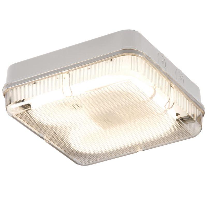 28W IP65 Square Bulkhead & White Base