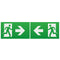 Emergency Lighting Legend Set (Pack of 2) - Left/Right Arrow