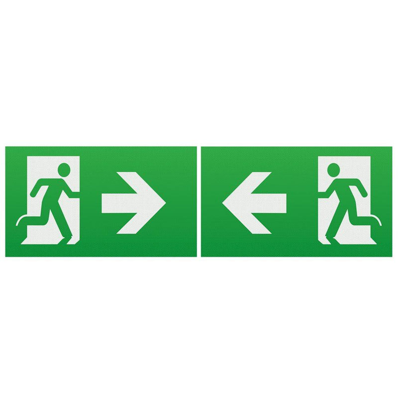 Emergency Lighting Legend Set (Pack of 2) - Left/Right Arrow