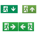 Emergency Lighting Legend Set (Pack of 2) - Left/Right Arrow