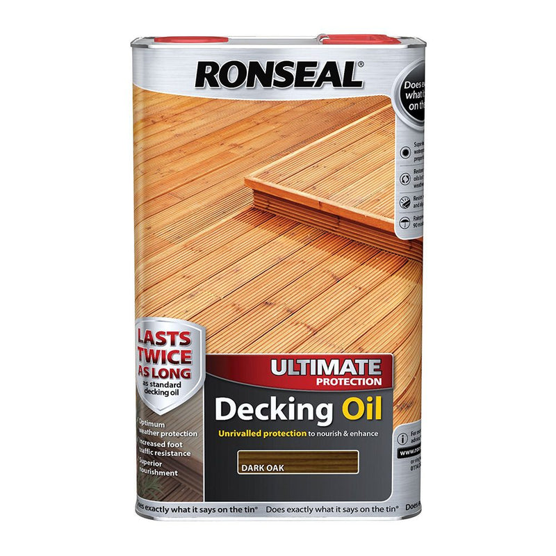 Ultimate Protection Decking Oil 5L - Dark Oak