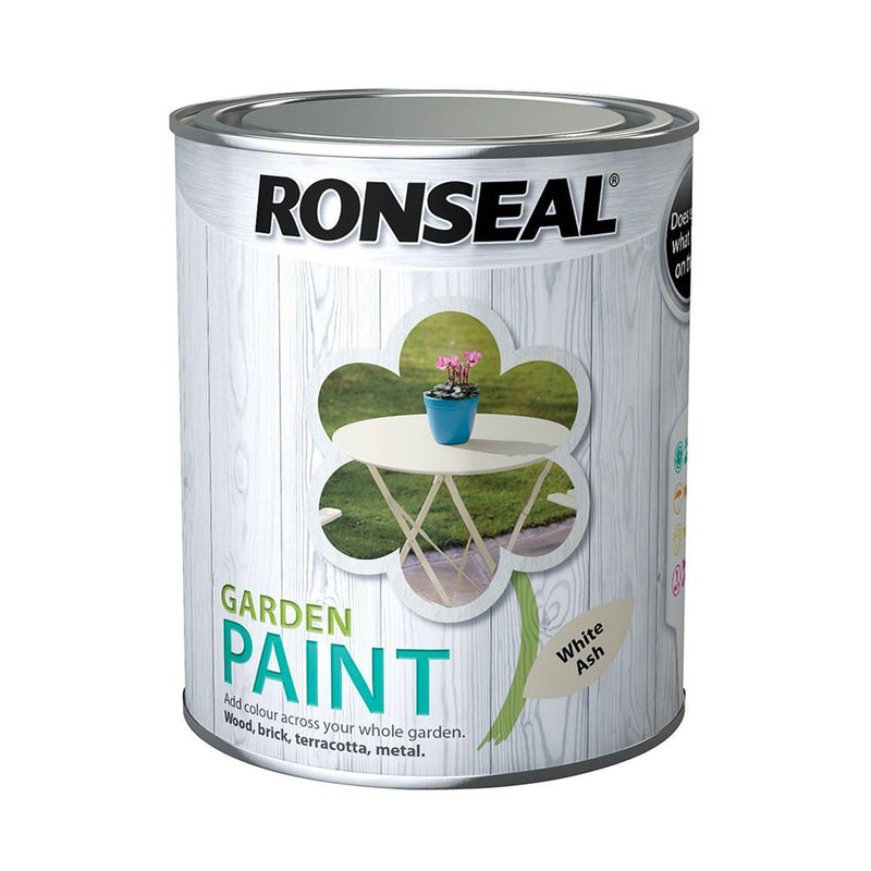 750ml Garden Paint - White Ash