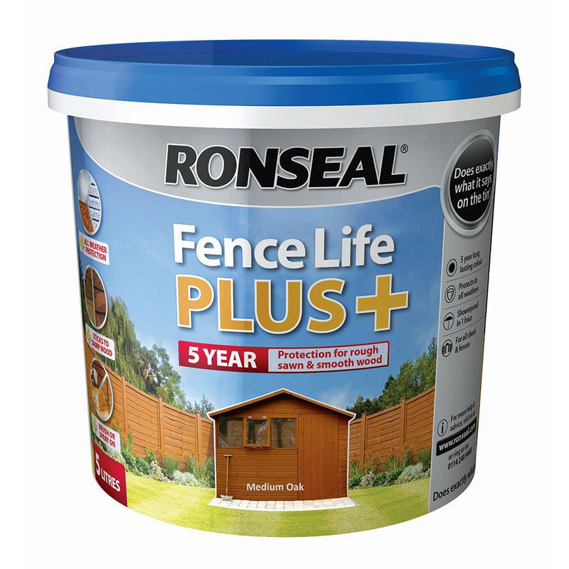 Fence Life Plus+ 5L - Medium Oak