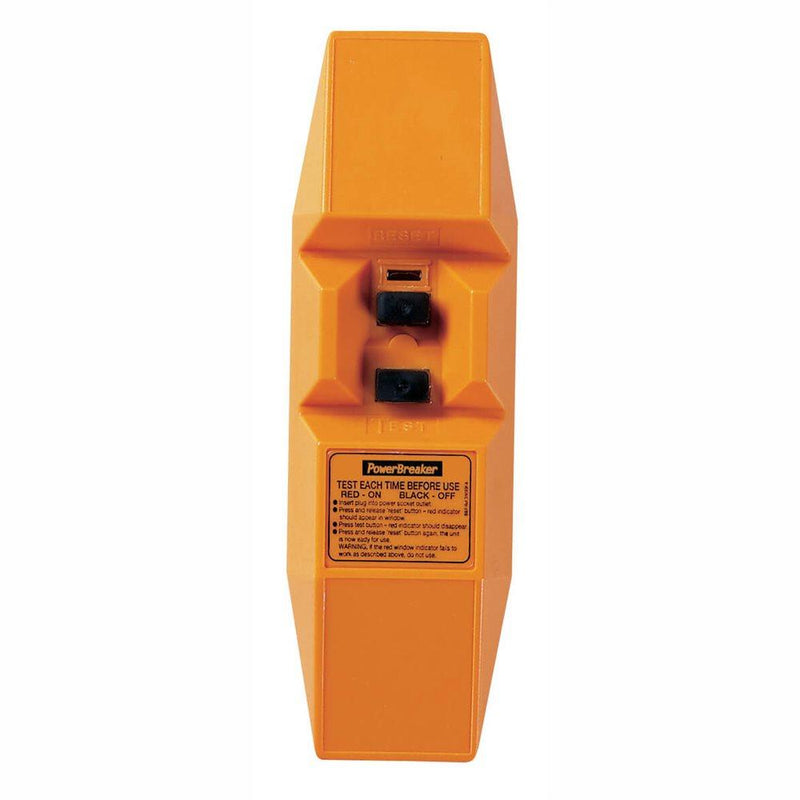 Orange PowerBreaker In-Line RCD Active 30mA