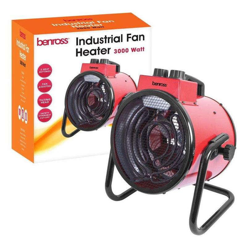 3kW Industrial Fan Heater - Packaging