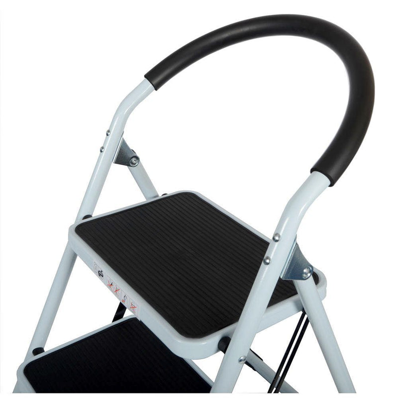 2 Step Folding Ladder with Rubber Grip
