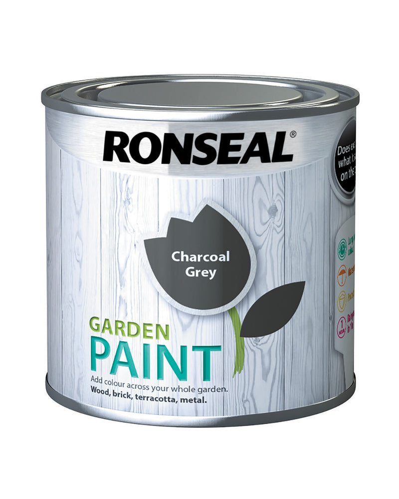 Ronseal Garden Paint Charcoal Grey 250ml