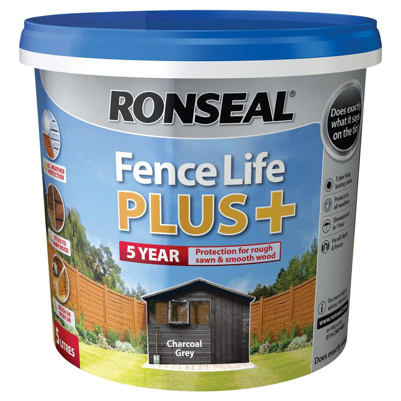 Fence Life Plus+ 5L - Charcoal Grey