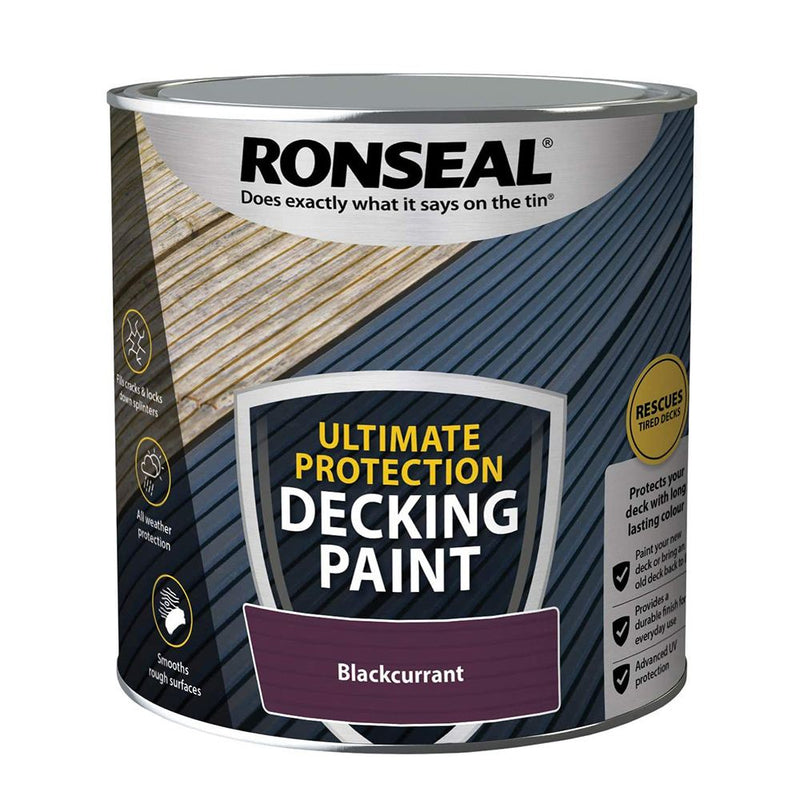 Ultimate Protection Decking Paint 5L - Blackcurrant