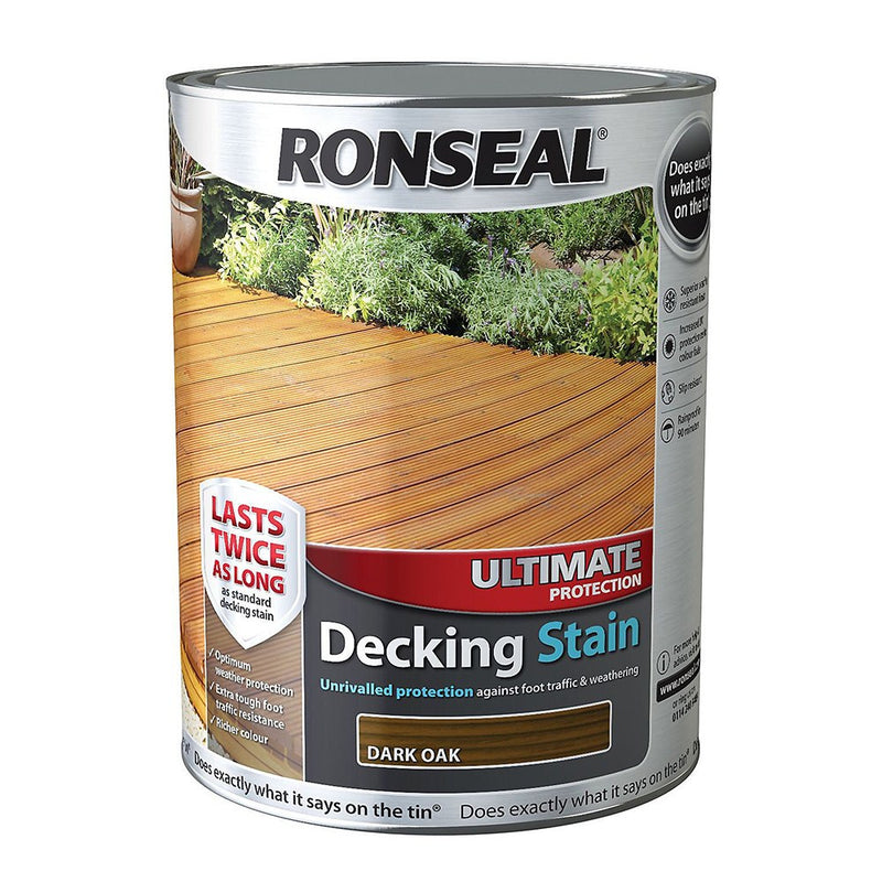 Ultimate Protection Decking Stain 5L - Dark Oak