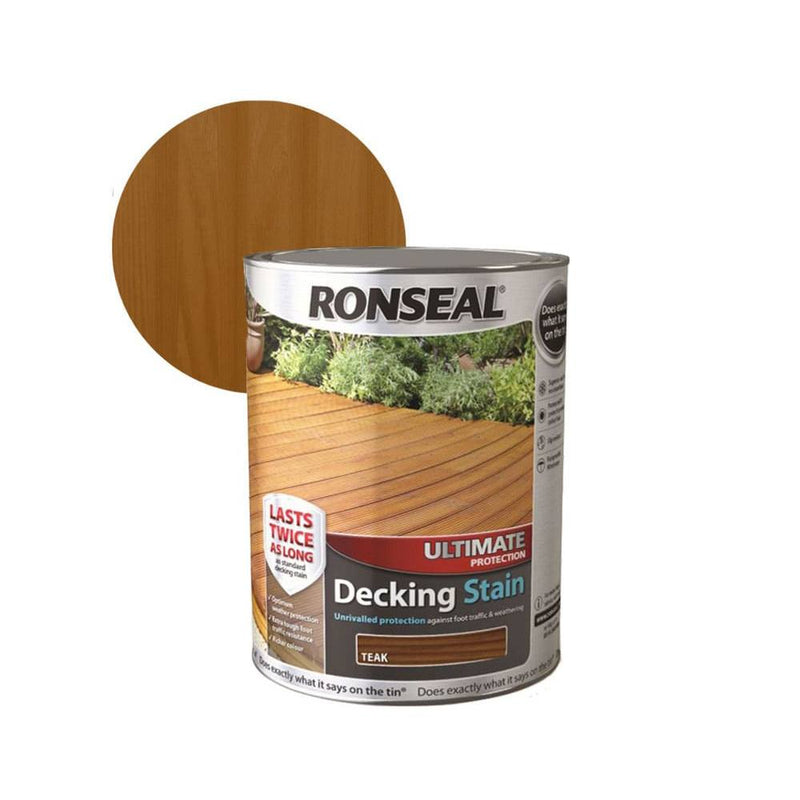 Ultimate Protection Decking Stain 5L - Rich Teak