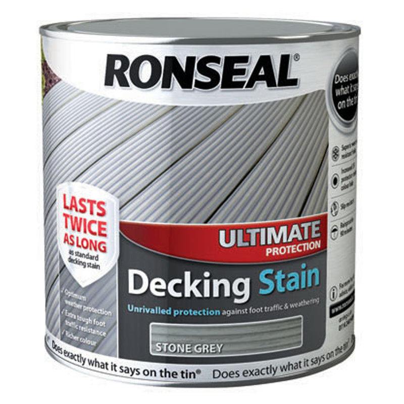 Ultimate Protection Decking Stain 2.5L - Stone Grey