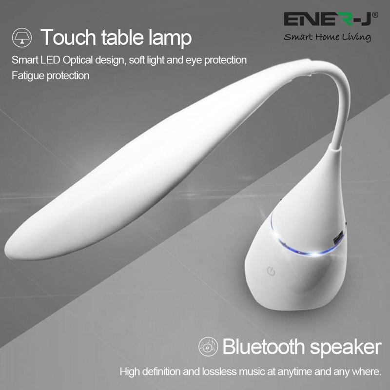 LED Desk Lamp with Bluetooth Speaker - Black