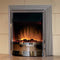 Castillo Optiflame Electric Fire - Satin Silver