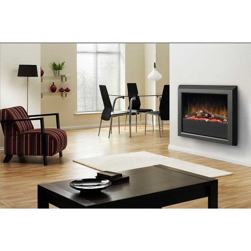Bach Wall Mounted Electric Fire - Black