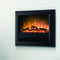 Bach Wall Mounted Electric Fire - Black