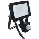 Atlas Mini 2 LED Floodlight with PIR IP65 Black 10W 4000K