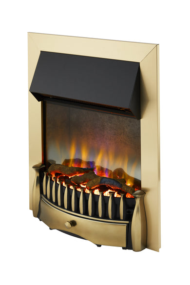 Dimplex Braemar Optiflame 3D Electric Inset Fire - Brass