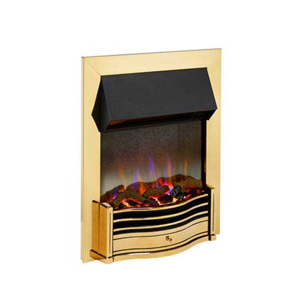 Dimplex Dumfries Optiflame 3D Electric Inset Fire - Brass