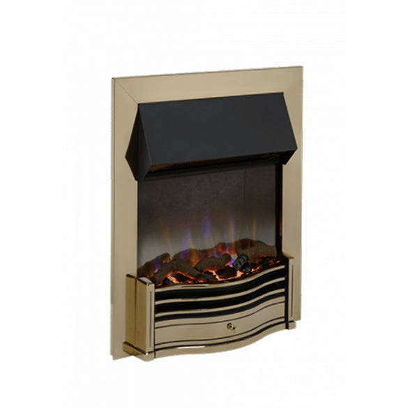 Dimplex Dumfries Optiflame 3D Electric Inset Fire - Antique Brass