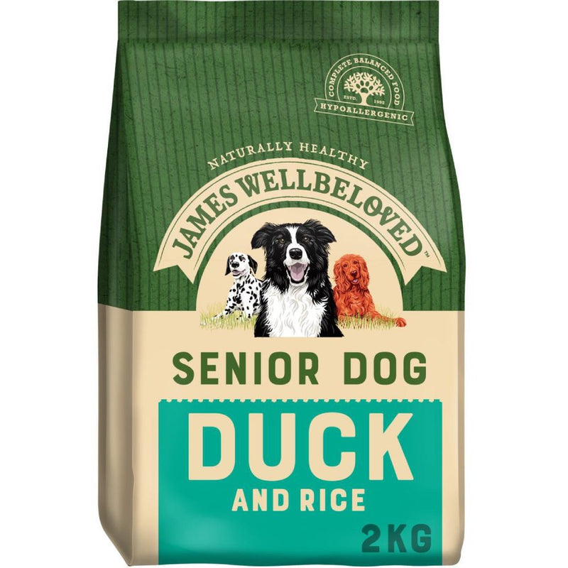 Complete Dry Senior Dog Food - Duck & Rice - 2KG