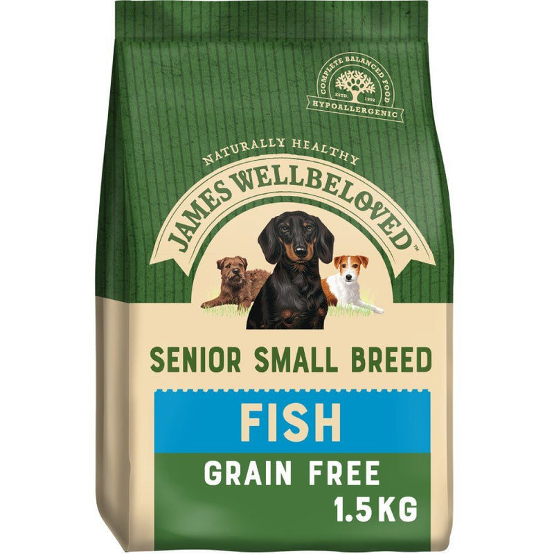 Complete Dry Small Breed Senior Dog Grain Free - Fish - 1.5KG