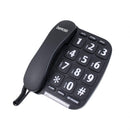 Jumbo Big Button Home Telephone - Black