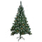 Artificial Green Christmas Tree with Snow Tips & Cones - 5ft