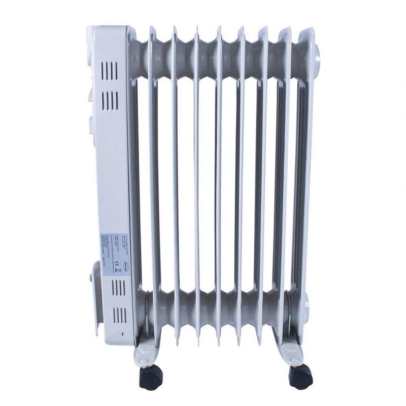 2Kw 9 Fin Oil Filled Radiator with Timer