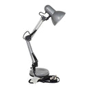 Angled ES Desk Lamp - Silver