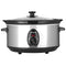 3.5 Litre Oval Slow Cooker - Silver