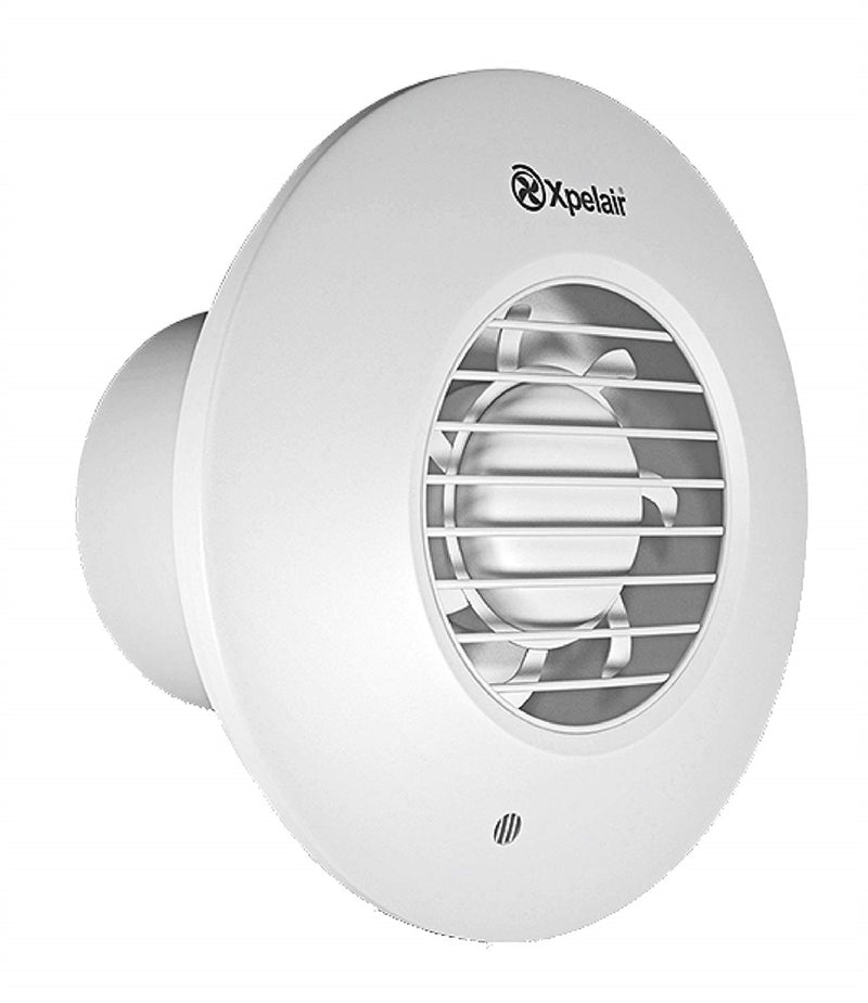 DX100BTR 4 inch (100mm) Simply Silent Round Bathroom Fan-Timer Round, Cool White