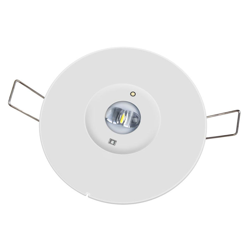 Krios LED Emergency Recessed Corridor Spot 1W 6000K-7000K