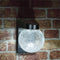 Solar Sensor Glass Wall Light with Remote Control