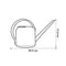 B.For Soft Watering Can 1.7L - White