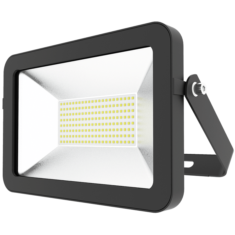 Greenhall 80W IP65 LED Floodlight, Black