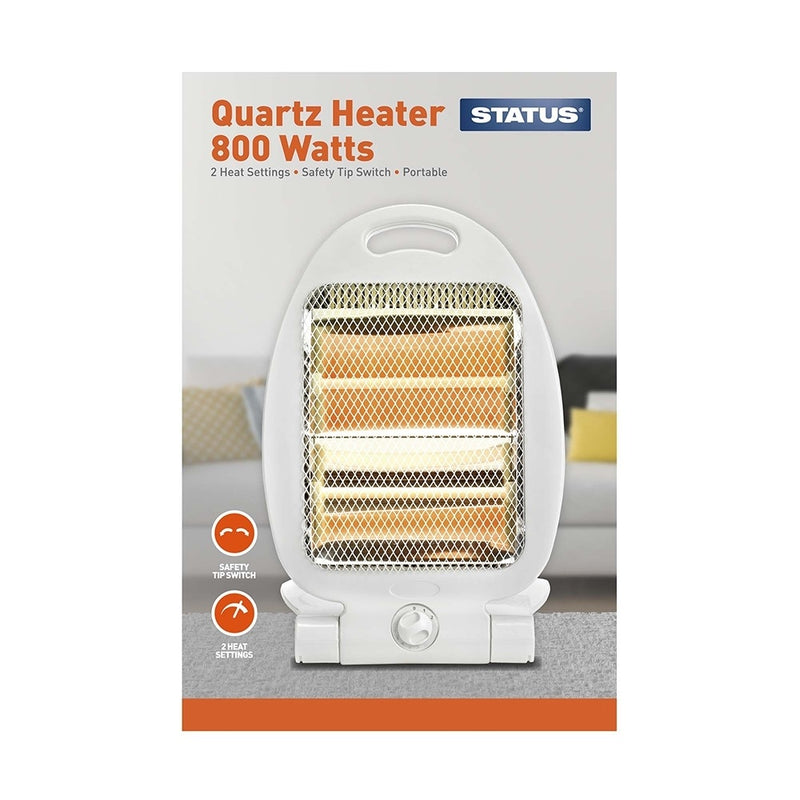 Grey Quartz Heater - 800w
