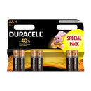 Duracell Duralock AA, 6 Cell Card