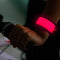 LED Slap Bands - Pink - In Use