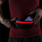 Rechargeable LED Phone Waist Bag - Red - In Use