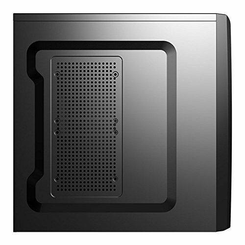 CS1101 Mid Tower Computer Case - Black - Side View