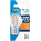 2W Round LED Filament Bulb - Edison Screw