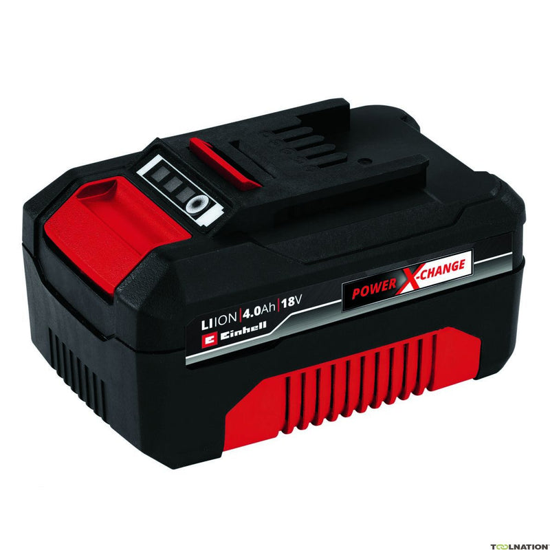 Einhell 18V 4.0Ah Power X-Change Li-Ion Battery & Charger Starter Kit 1