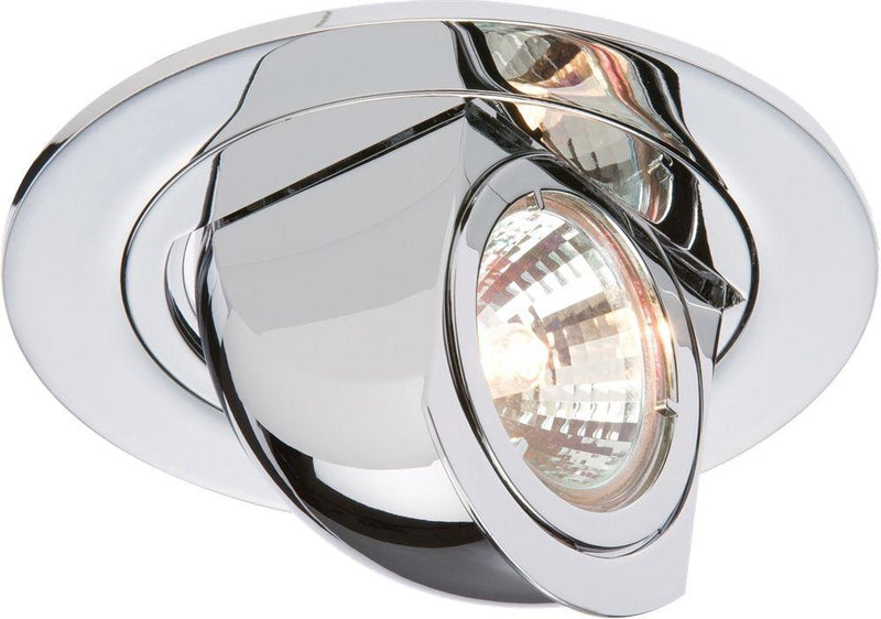 IP20 12V 50W max. Swivel & Scoop Fitting - Chrome