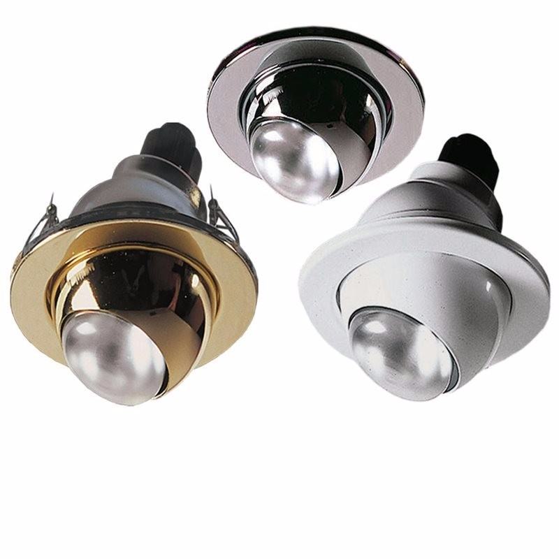 R80 80W Eyeball Downlight - Chrome