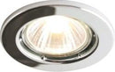 GU10 50W Recessed Fixed Downlight - Chrome