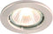 GU10 50W Recessed Fixed Downlight - Brushed Chrome