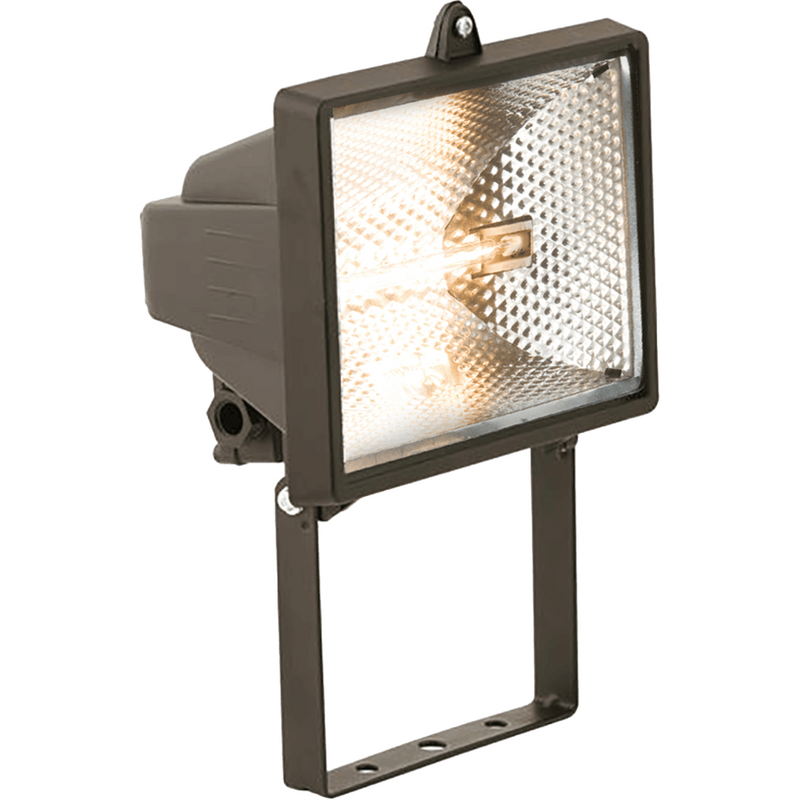 IP54 500W Enclosed Halogen Floodlight Black