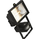 Knightsbridge 150W Enclosed Halogen Floodlight with PIR, Black